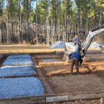 Pouring the footings