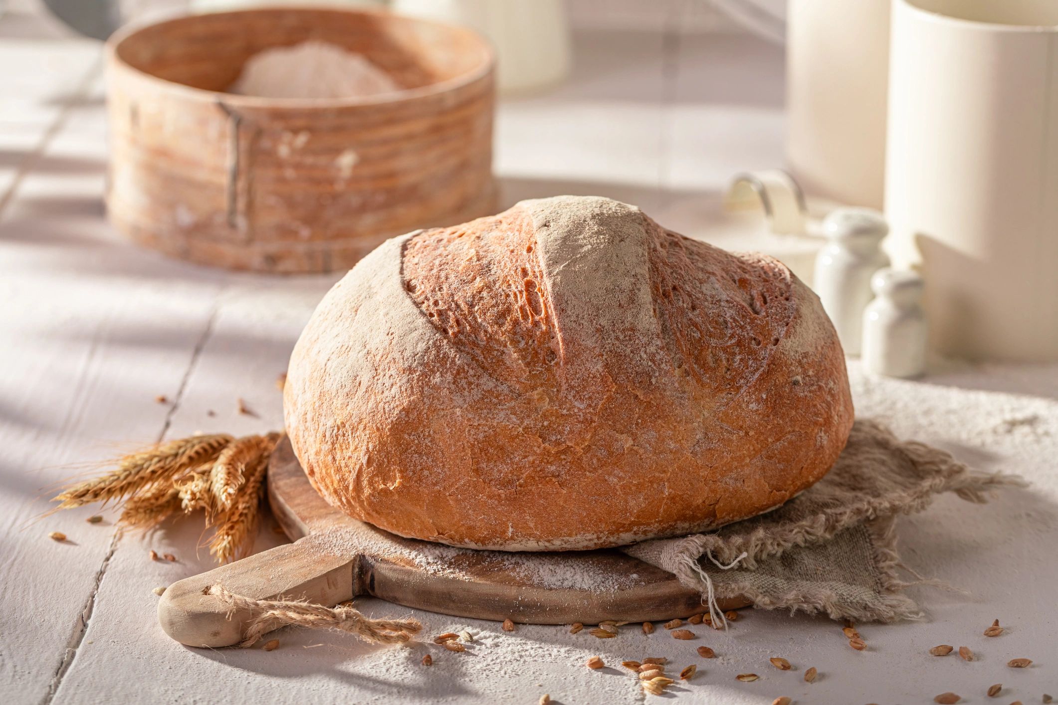 homemade bread bakery kitchen